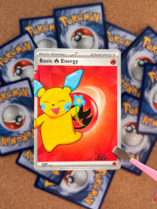 Valentines cards, Plusle & Minun [acrylic markers]