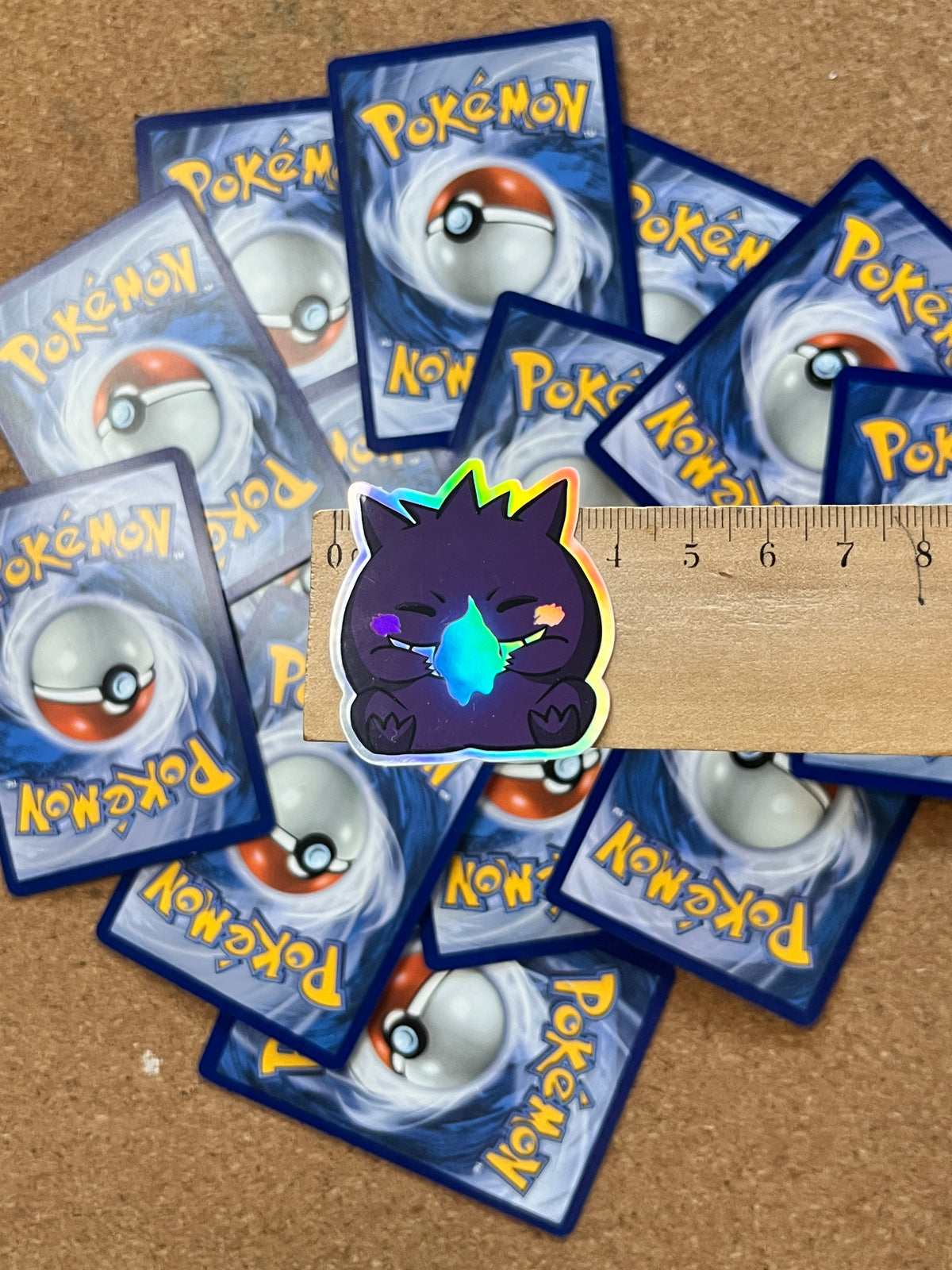 Sticker, Gengar [holographic, die-cut]