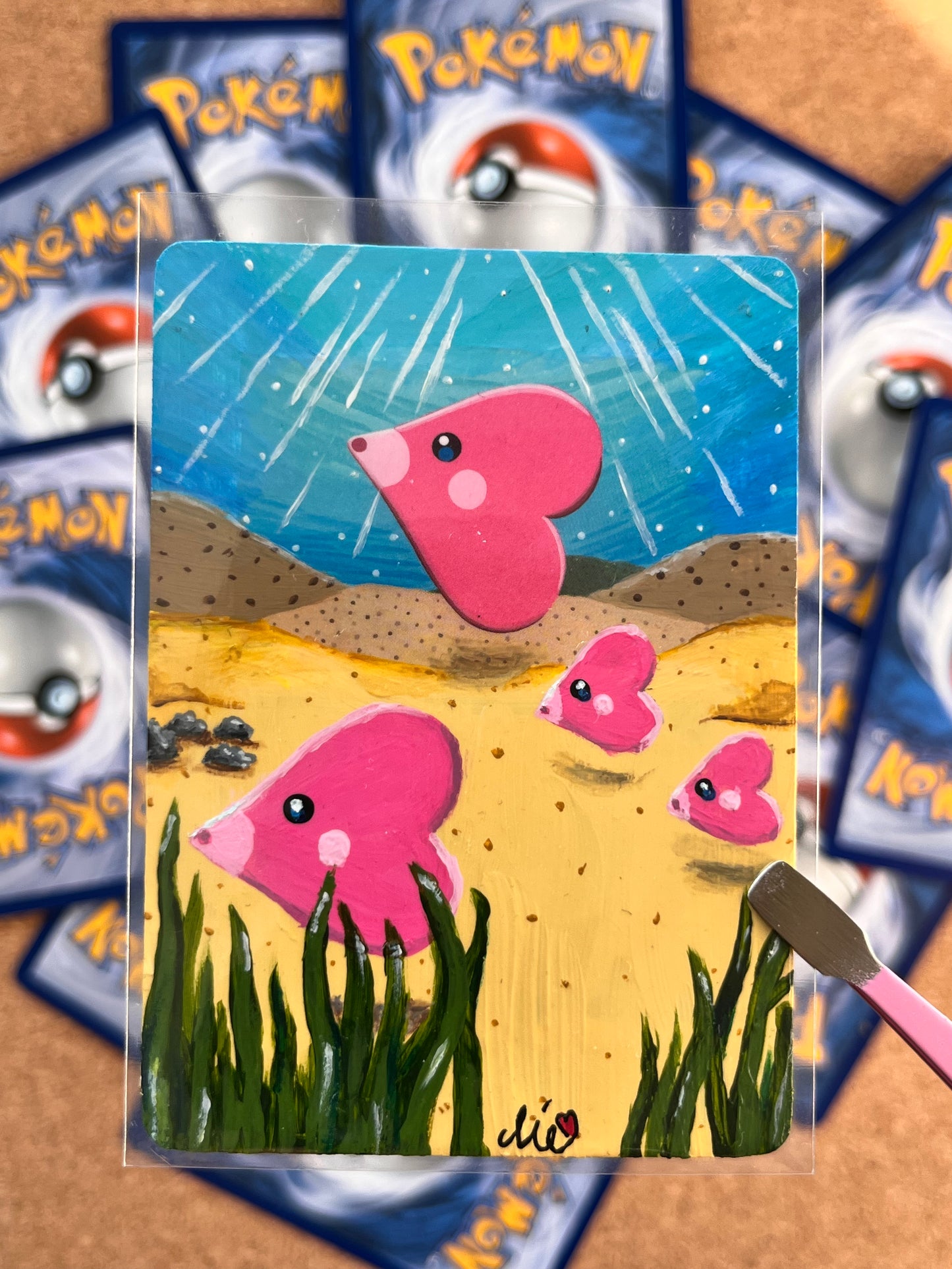Luvdisc 2 [acrylic paint]