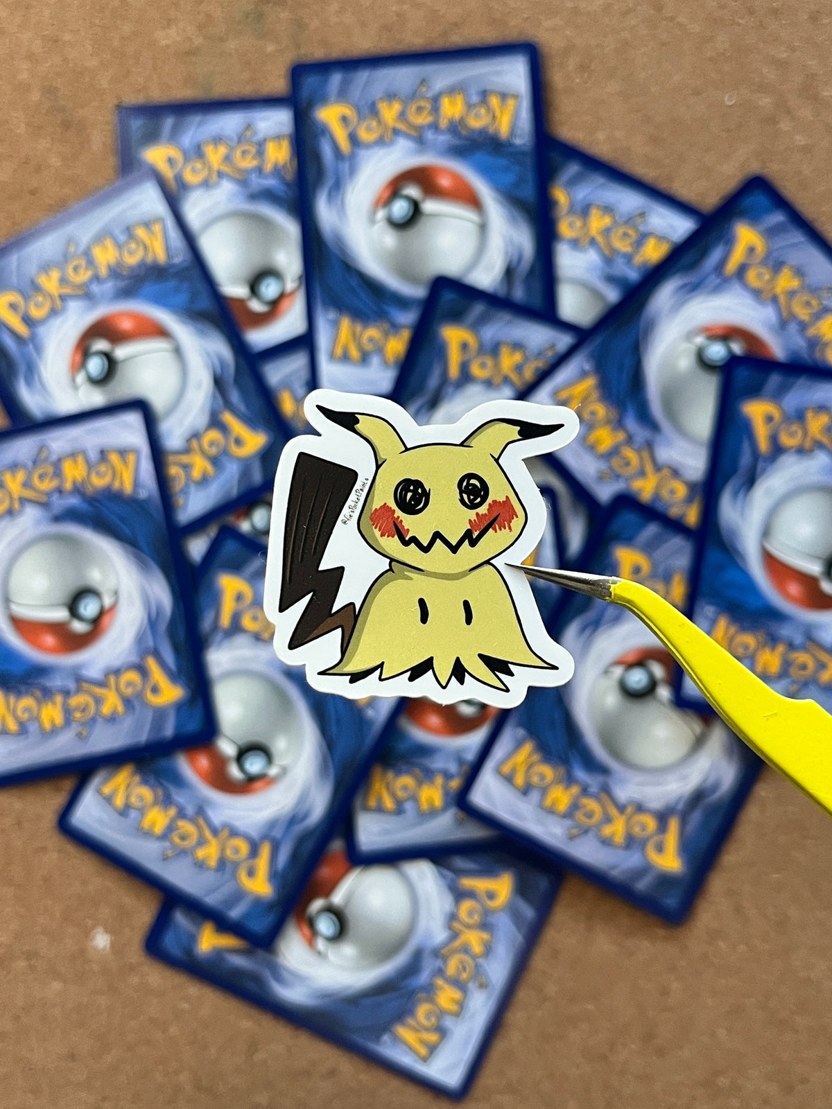 Sticker, Mimikyu [plain, die-cut]