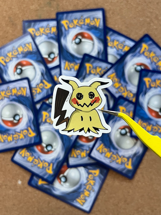 Sticker, Mimikyu [plain, die-cut]
