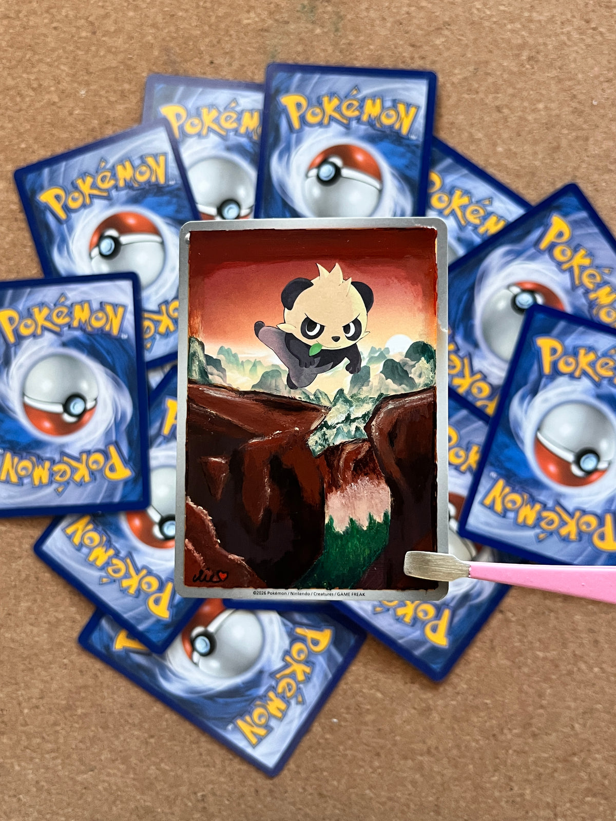 Acrylic paint, Pancham 2